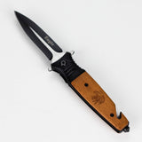 Outdoor rescue hunting knife w/ Belt Clip [PK-846EA] Folding Knife BB Canada