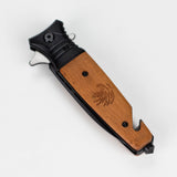 Outdoor rescue hunting knife w/ Belt Clip [PK-846EA] Folding Knife BB Canada