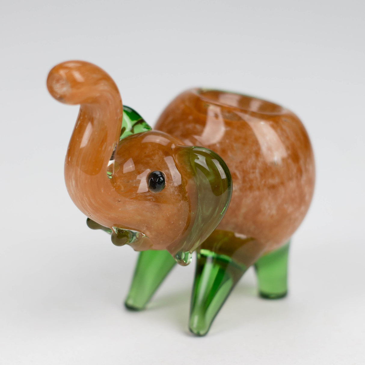 Elephant shape insideout pipe small [PIP185] Glass Pipe NIBO Distribution