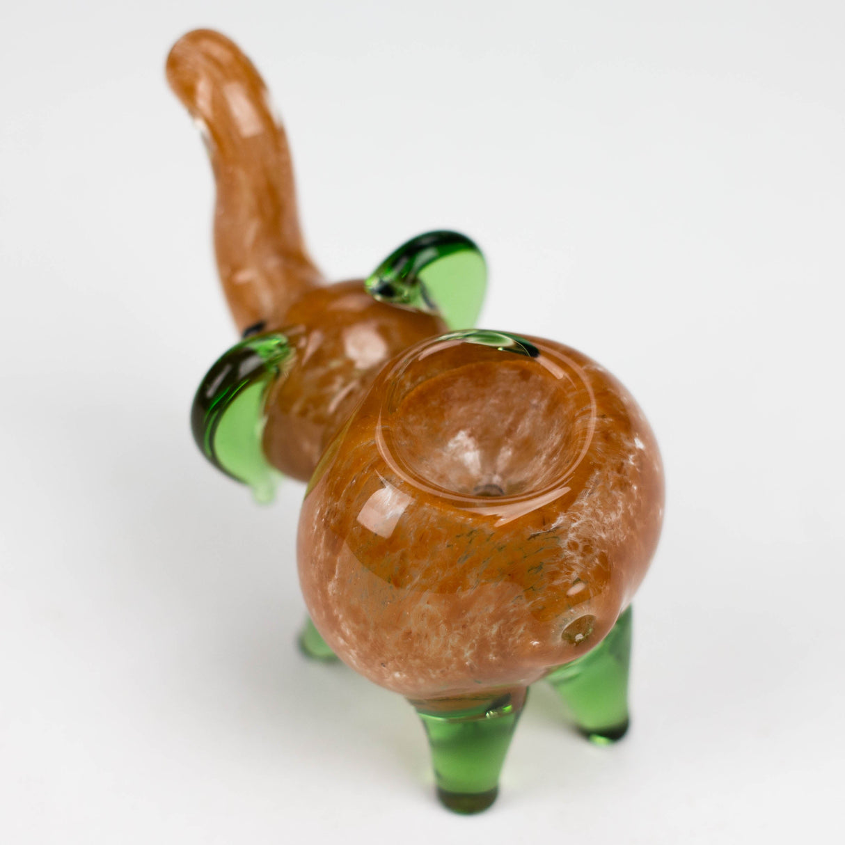 Elephant shape insideout pipe small [PIP185] Glass Pipe NIBO Distribution