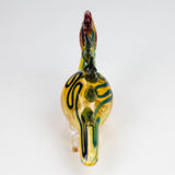 7" Lizard Insideout Glass Pipe [PIP972]