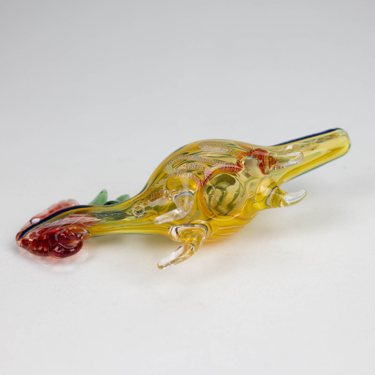 7" Lizard Insideout Glass Pipe [PIP972]