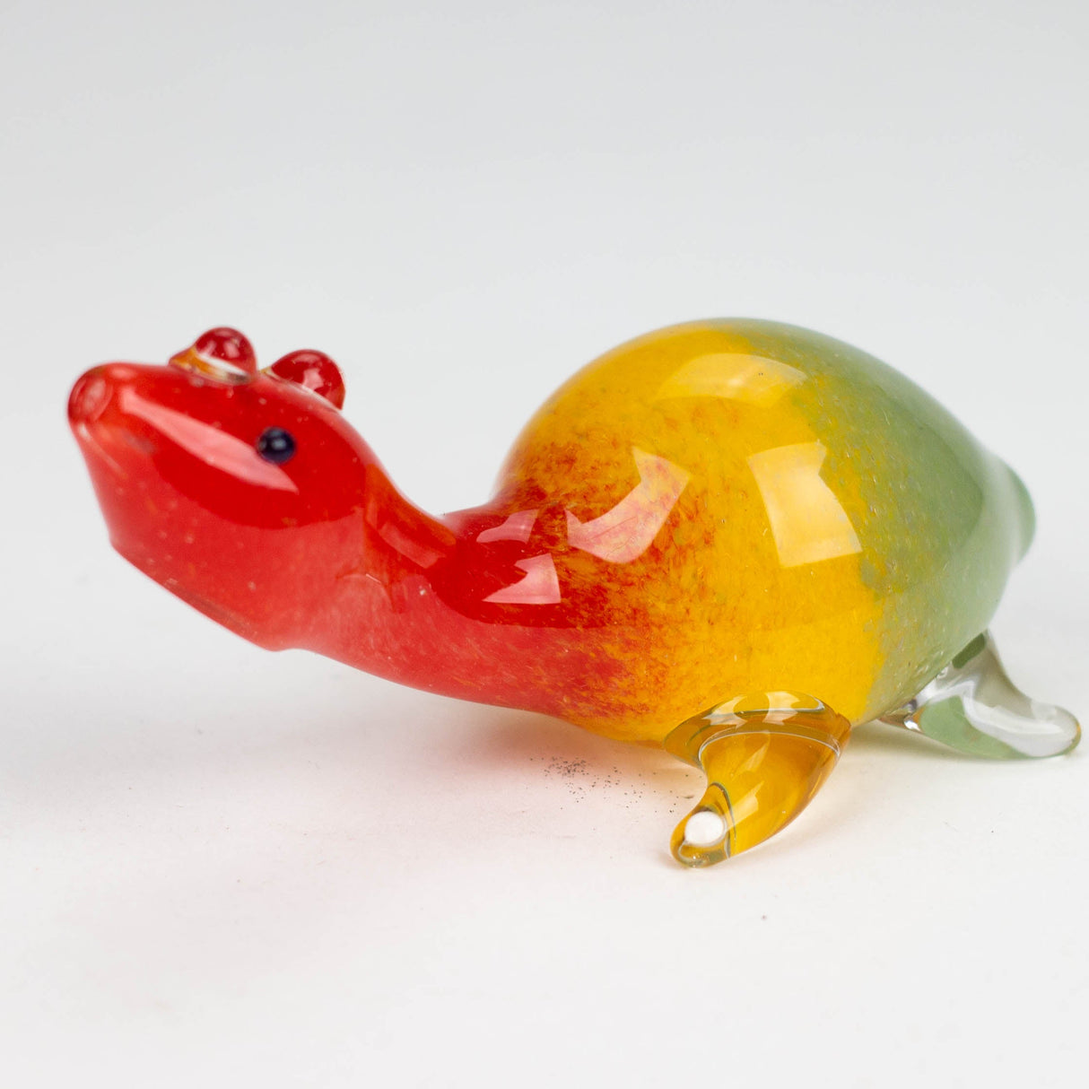 4" Turtle Shape Rasta insideout pipe [PIP976] Glass Pipe NIBO Distribution