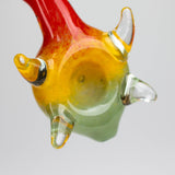 4" Turtle Shape Rasta insideout pipe [PIP976] Glass Pipe NIBO Distribution
