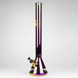 Infyniti | 24"metallic  7mm glass water bong [GP1775]