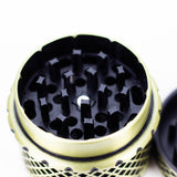 Leaf Design 4 parts Herb Grinder Box of 6