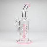 Fortune | 11" Spring Color Rig Glass Rig Super Supplys Inc Pink