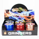 Fortune | 4 Parts 66mm x 66mm Grinder - Display of 6 Display Pack Super Supplys Inc