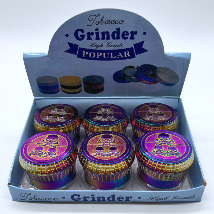 66mm 4 Parts Metal Ginder Box of 6