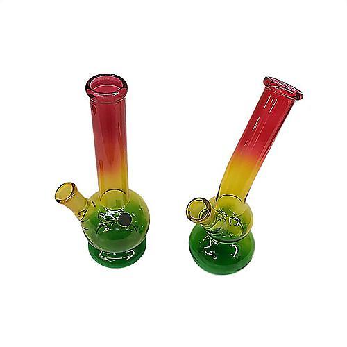 7" Rasta Color Water pipe-Designs Assorted Glass Bong NIBO Distribution