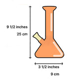 8" Zig-zag Color Designed - Assorted Glass Bong NIBO Distribution