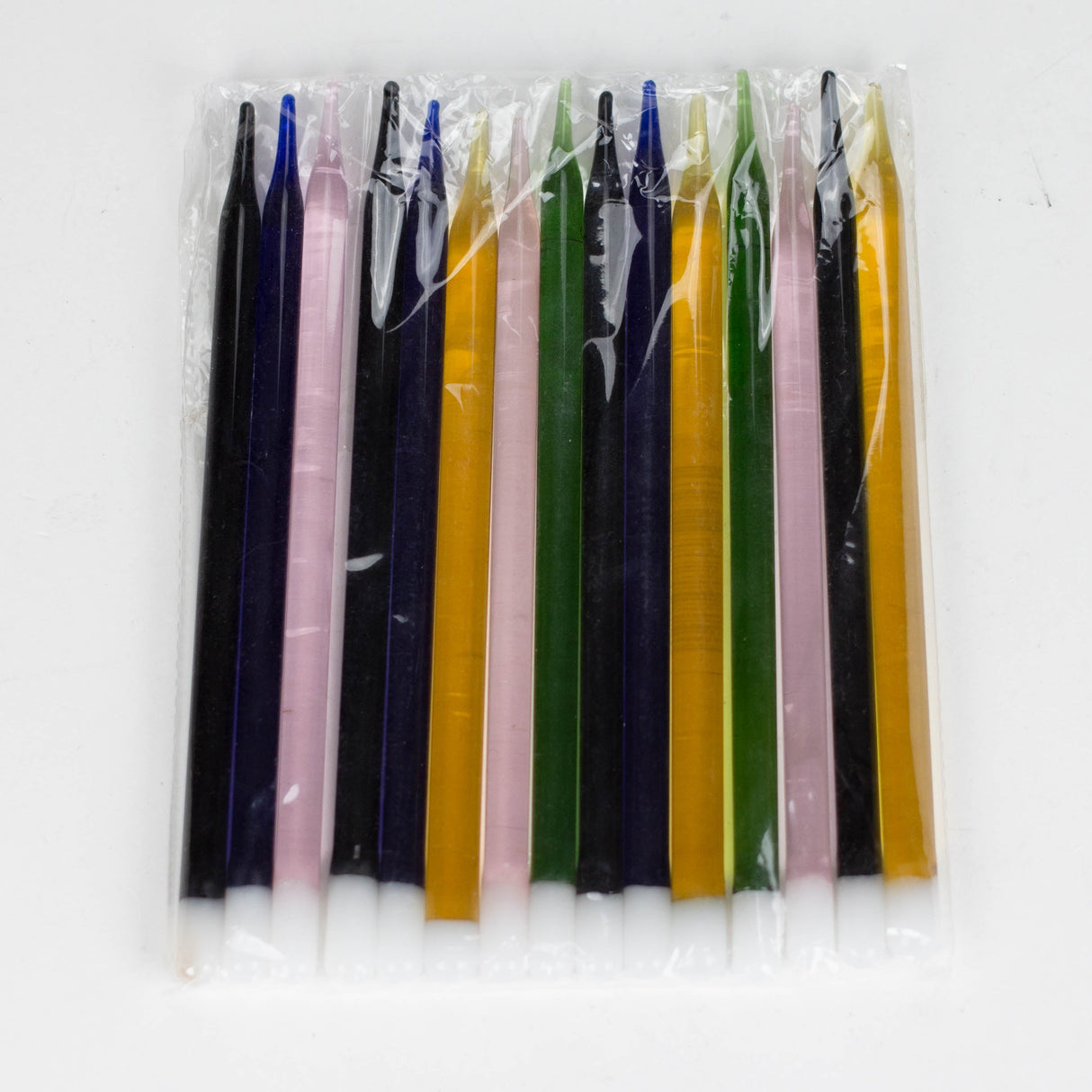 6" Glass Pen Bage of 14 Pcs