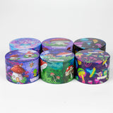 2.5" Metal Grinder 4 Layers with Fairytale Design Box of 6 [GZ401]