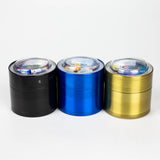 2" Metal Grinder 4 Layers with Dice and Light RM Design Box of 12