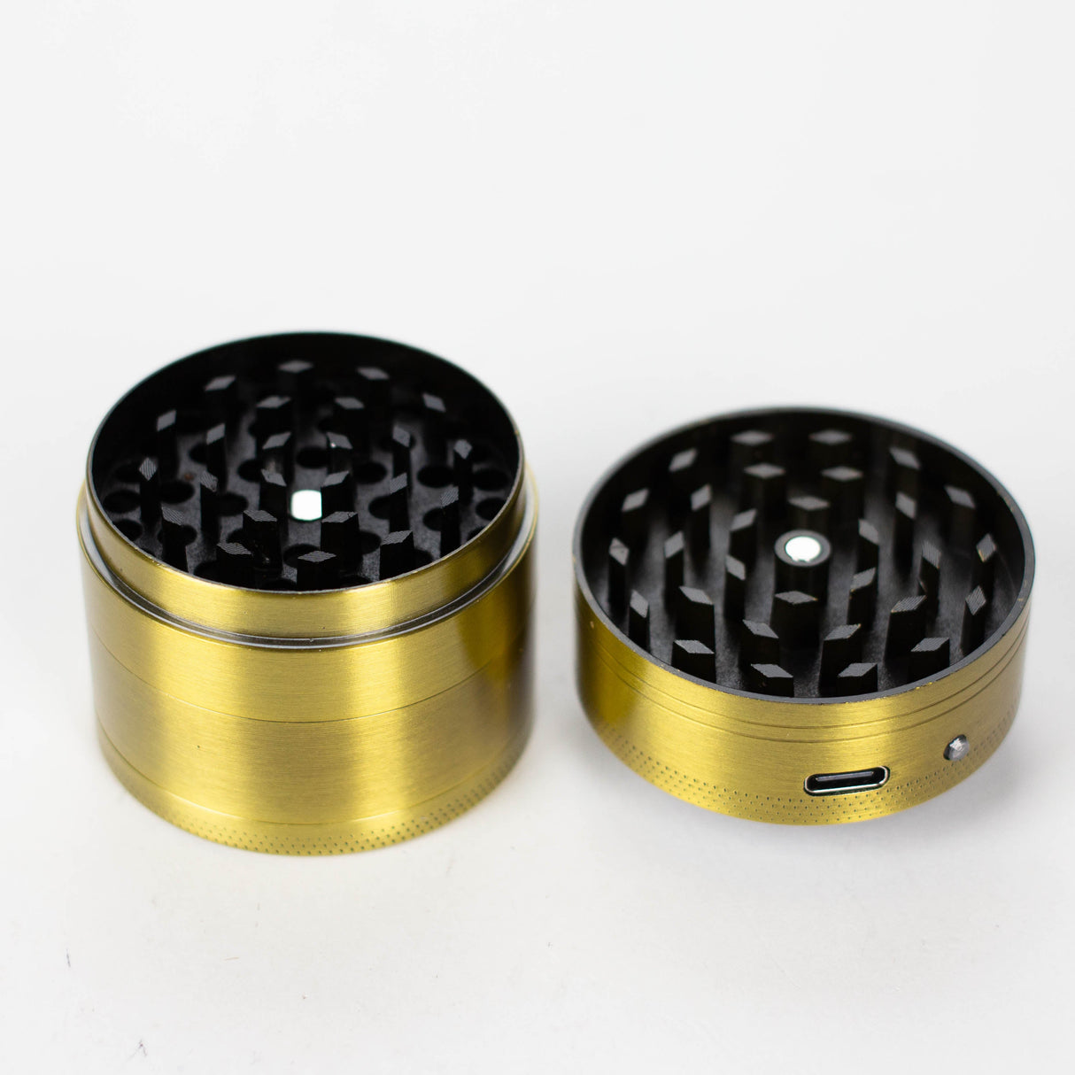 2" Metal Grinder 4 Layers with Dice and Light RM Design Box of 12