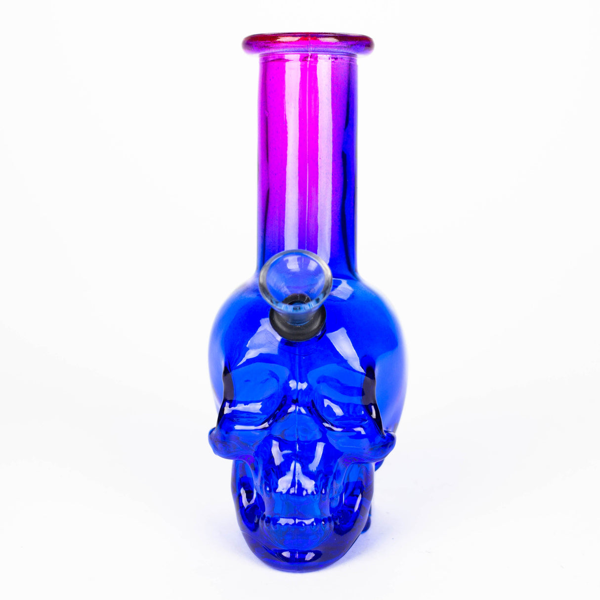 6" Mini Skull base soft glass water bong  [SH36xx]