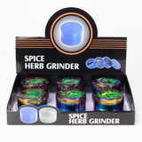 Weed Rainbow Grinder 4pts 55mm Box of 6