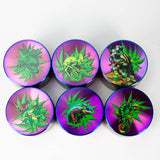 Weed Rainbow Grinder 4pts 55mm Box of 6