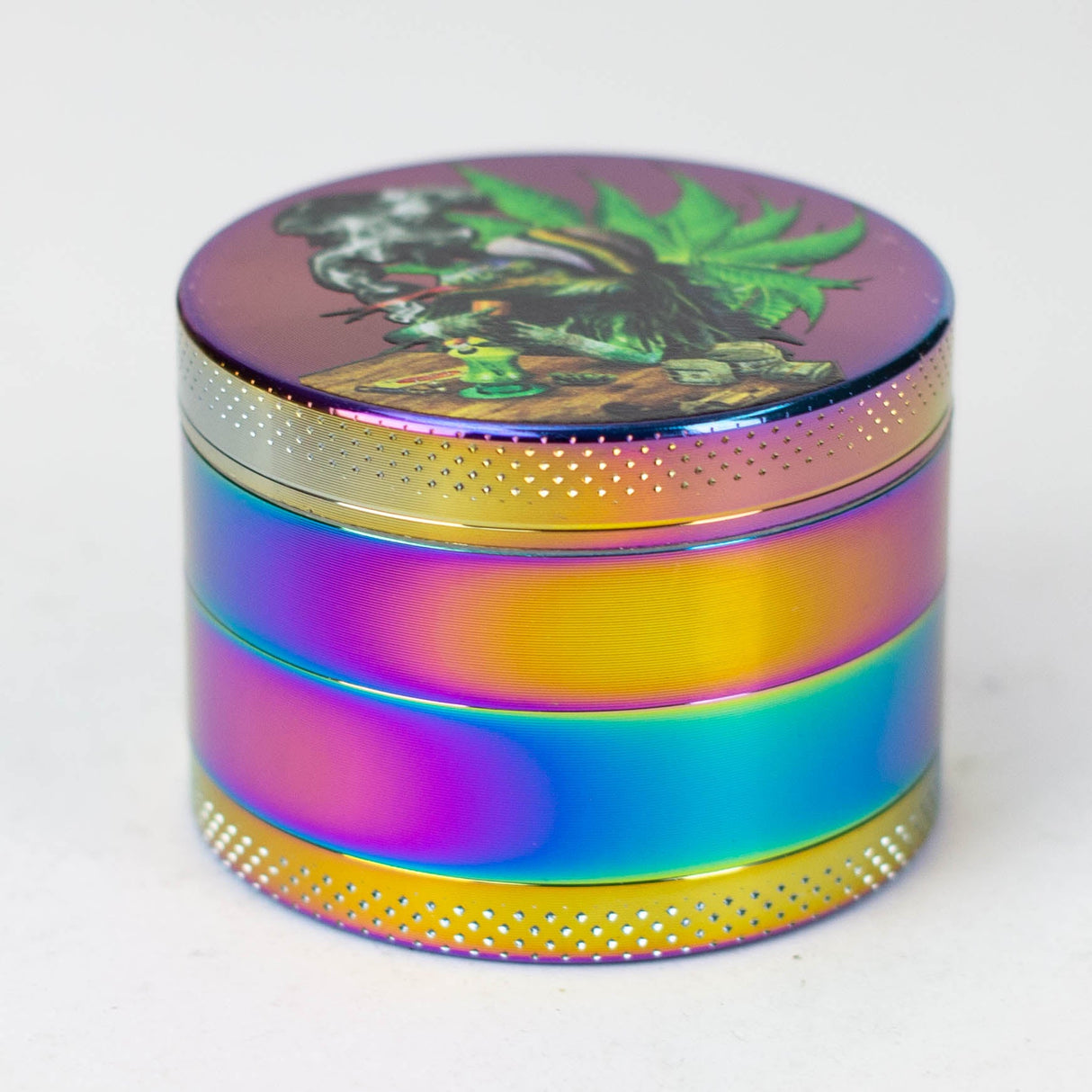 Weed Rainbow Grinder 4pts 55mm Box of 6