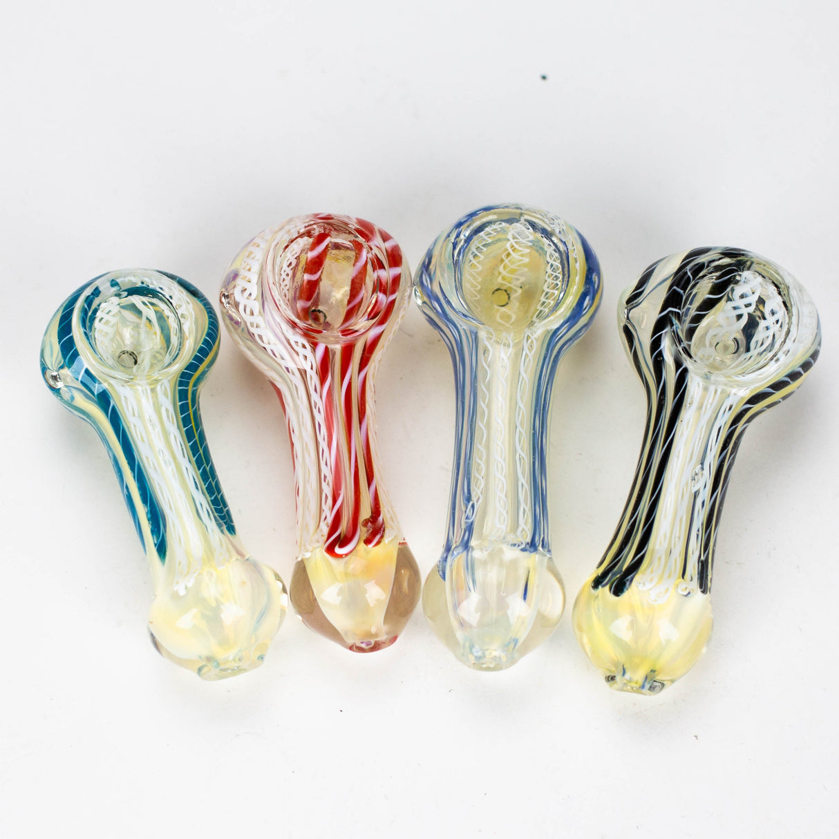 3.5" softglass hand pipe Pack of 2 [11584]