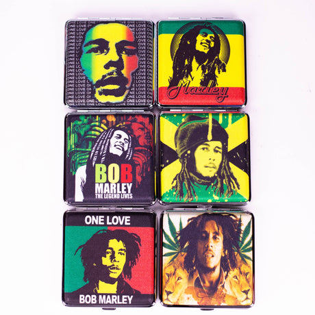 BOB Marley Cigarette Case 95mm Box of 12