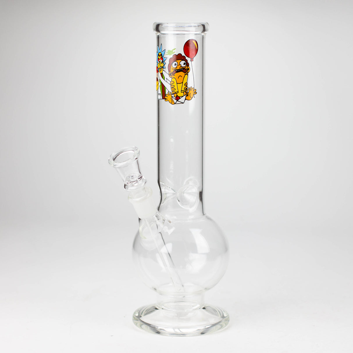 10" Clear Water pipe with cartoon tattoo-Assorted