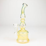 8" gold fumed glass water Pipe