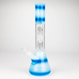 12" Double Dome Percolator glass bong-Assorted designs