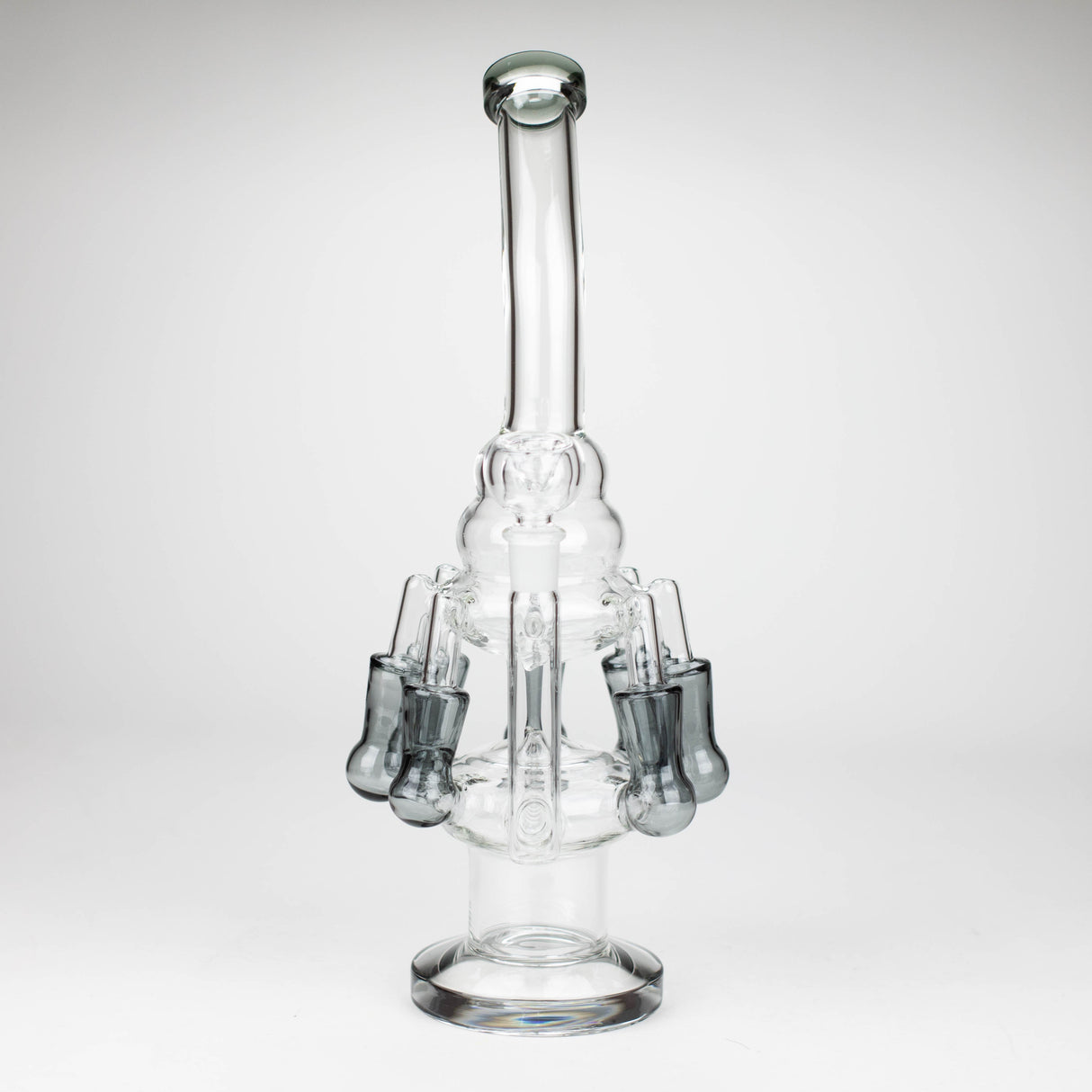 13" Multi chamber glass bong with inline difuser