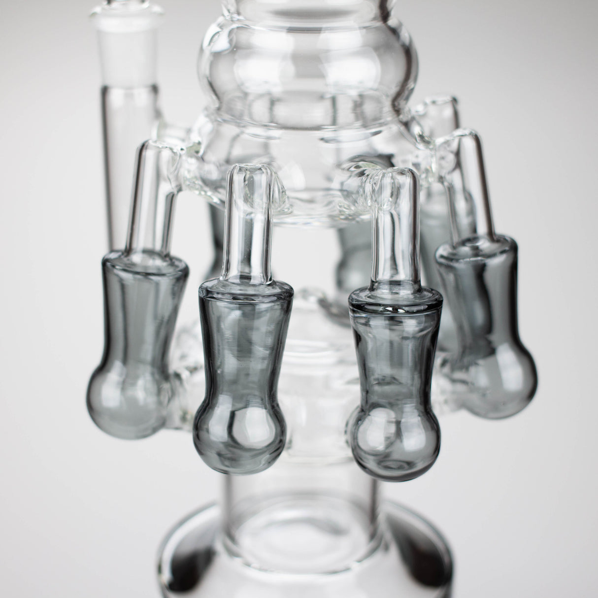 13" Multi chamber glass bong with inline difuser