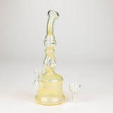 8" gold fumed glass water Pipe