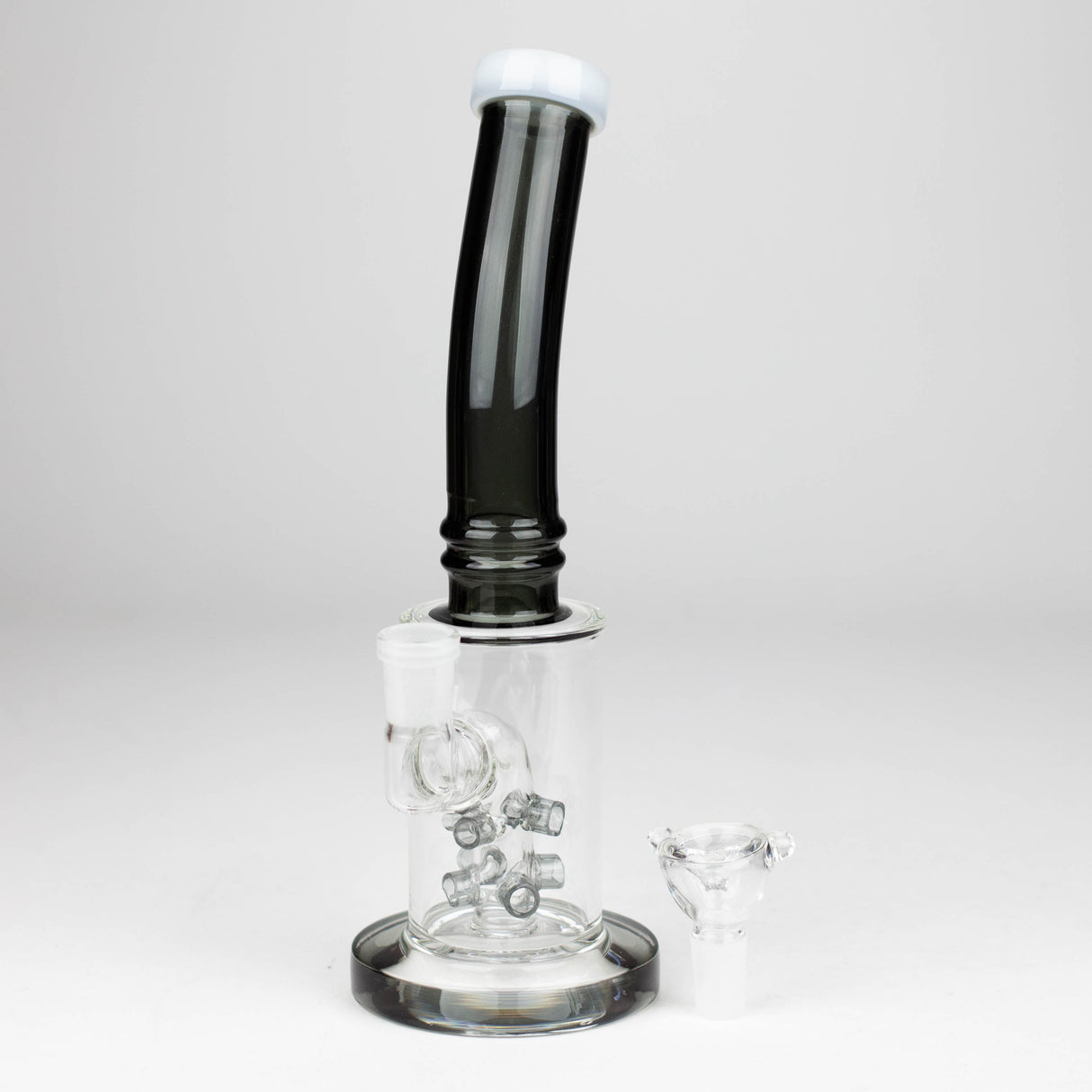 10" Glass bong with 8 holes water diffuser-Assorted