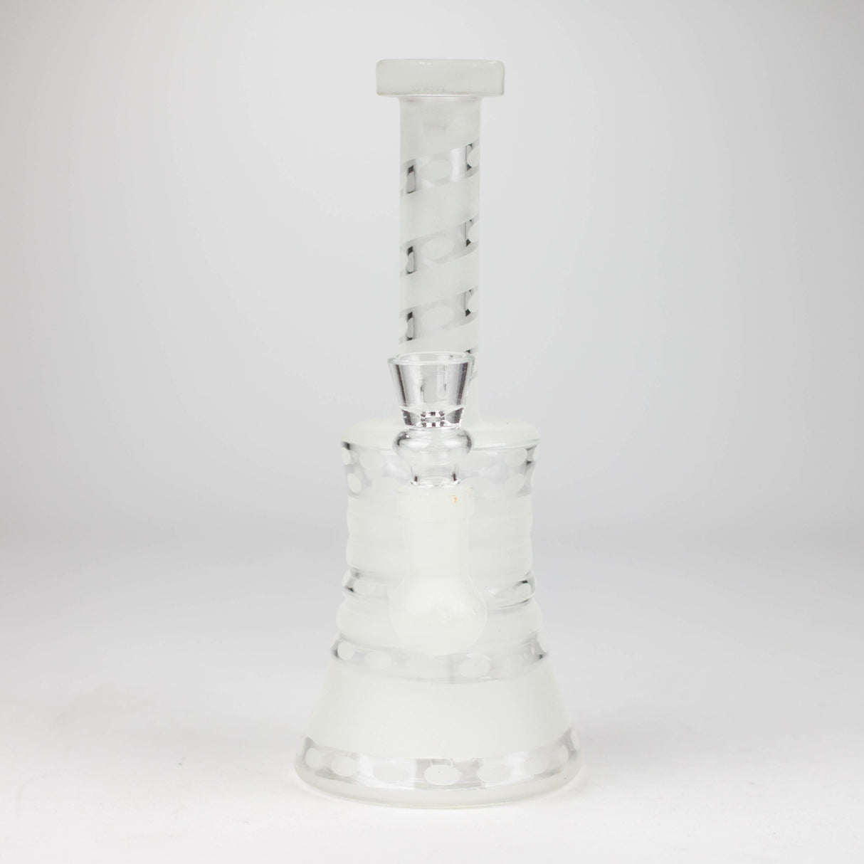 8" GLOW IN DARK GLASS BONG WITH DIFFUSER Glass Bong Bongzie Smokes