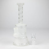 8" GLOW IN DARK GLASS BONG WITH DIFFUSER Glass Bong Bongzie Smokes