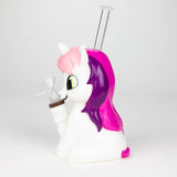 7.6" Vinyl unicorn water pipe [H395] Resin · Silicone · Plastic Bong YHS Smoke