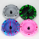 Geometric Silicone Ashtray with Bowl Cleaner-Assorted