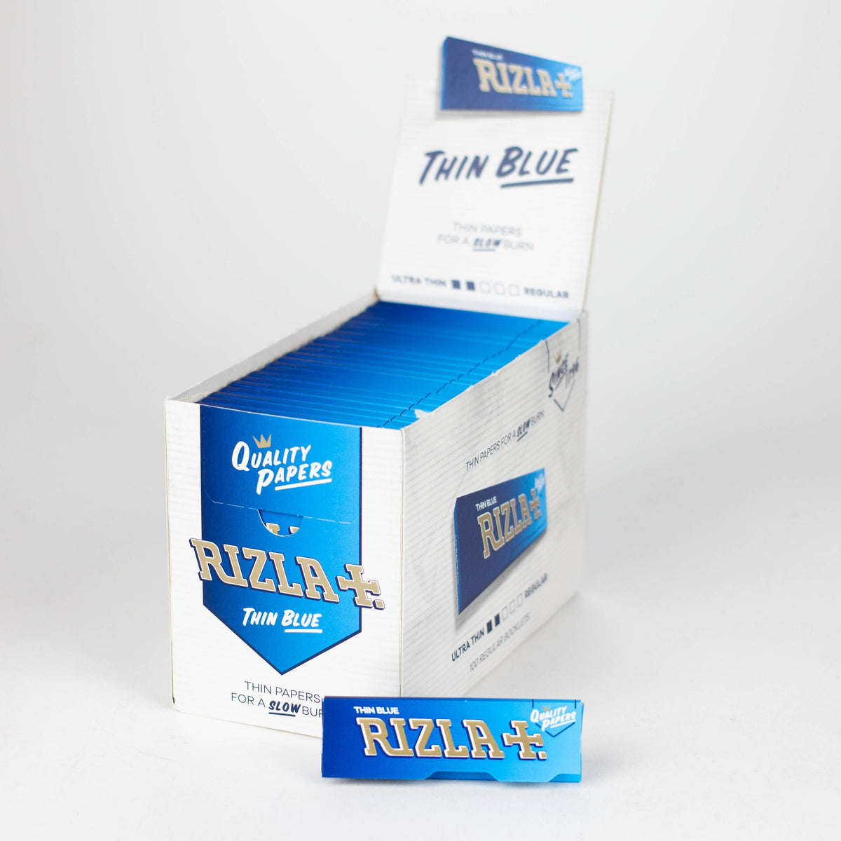 Rizla | Thin Blue single wide size Box of 100 – JJ Trading Inc.