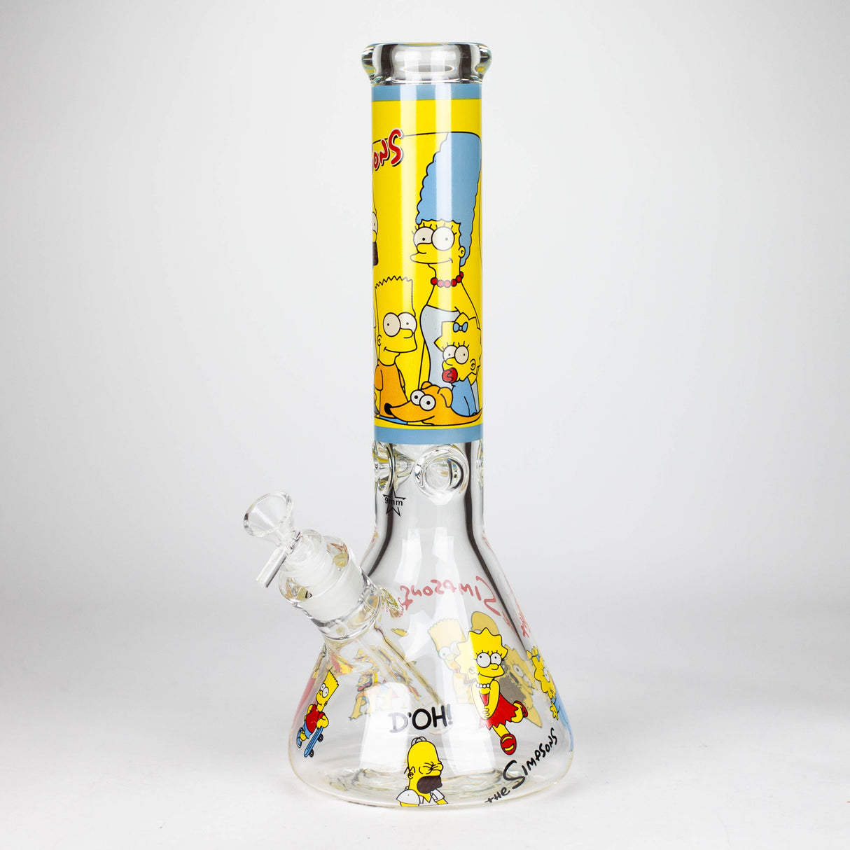 14" Cartoon 9 mm glass bong [PIP789]