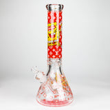 14" Cartoon Glow 9 mm glass bong [PIP835]