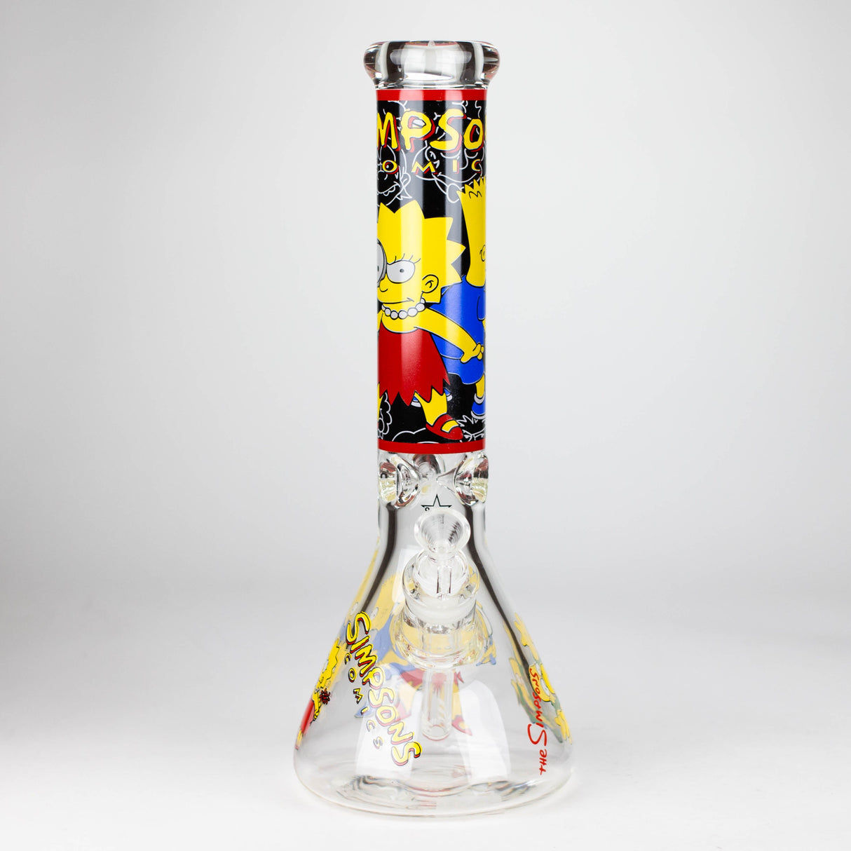 14" Cartoon 9 mm glass bong [PIP836]