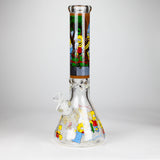 14" Cartoon 9 mm glass bong [PIP789]