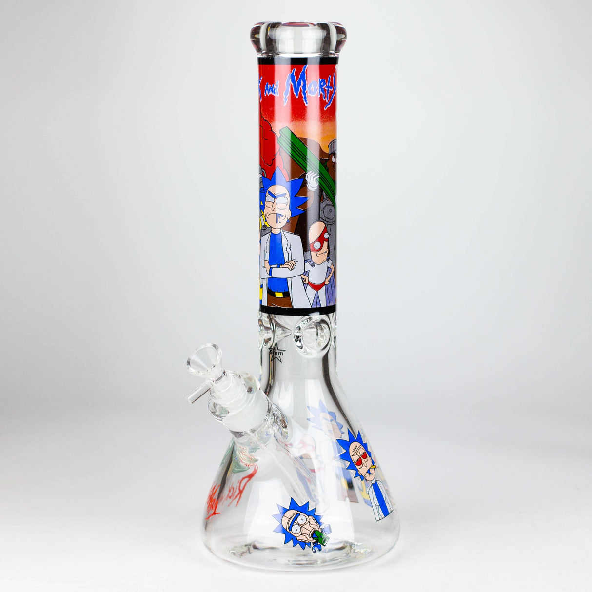 14" Cartoon 9 mm glass bong [PIP836]