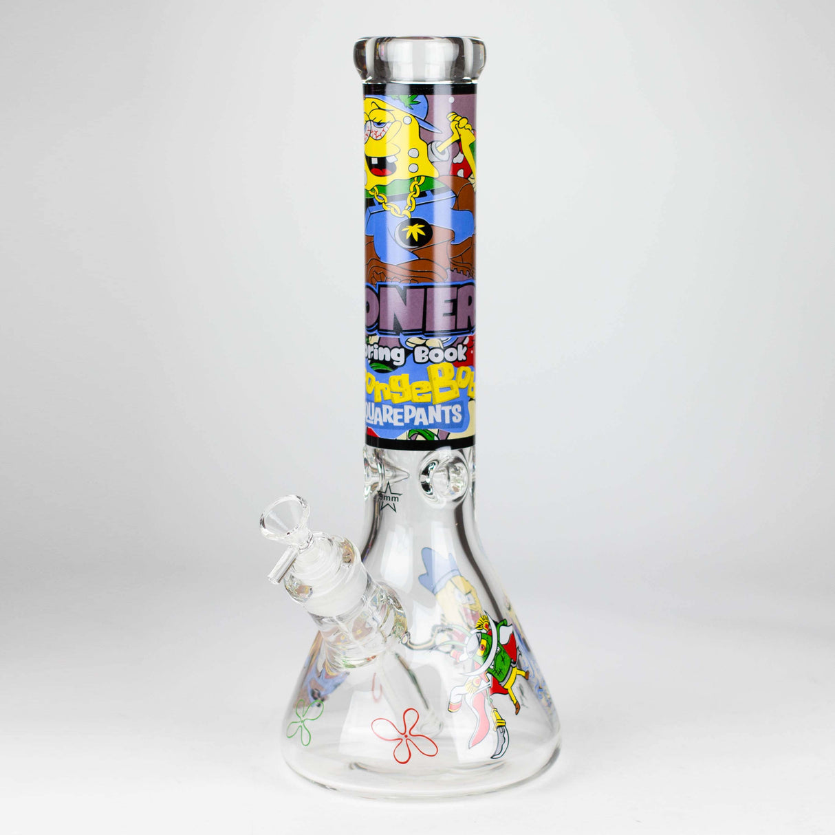 14" Cartoon 9 mm glass bong [PIP836]