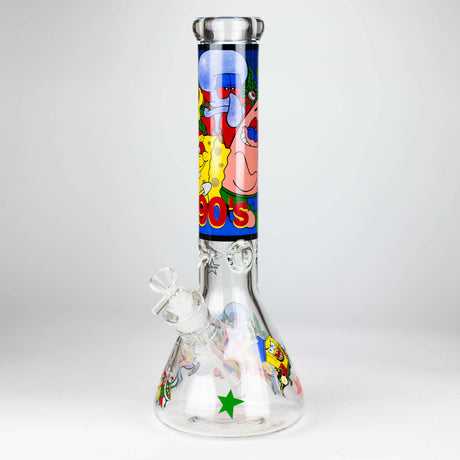 14" Cartoon 9 mm glass bong [PIP836]