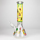 14" Cartoon 9 mm glass bong [PIP837]