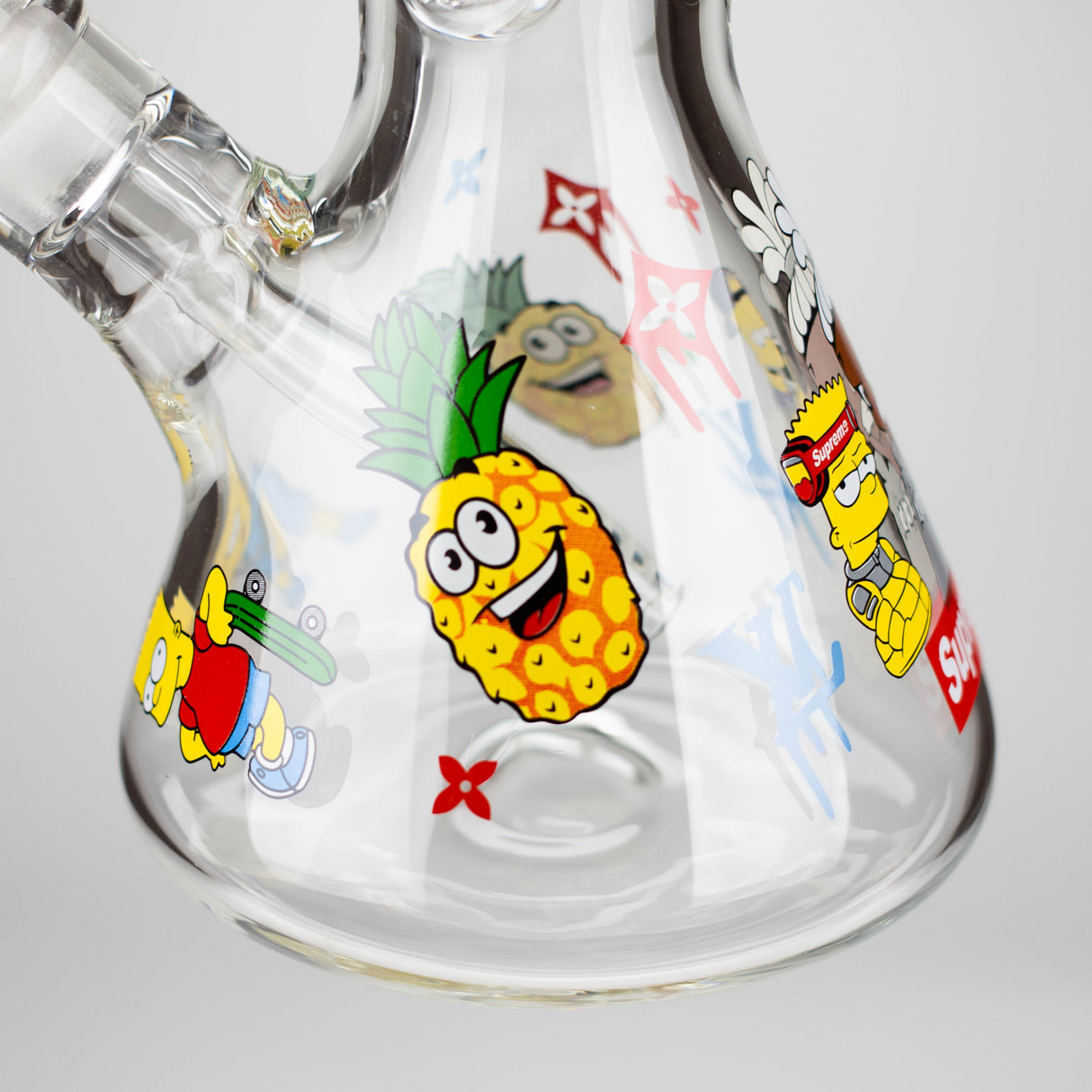 14" Cartoon 9 mm glass bong [PIP837]