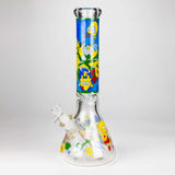 14" Cartoon 9 mm glass bong [PIP837]