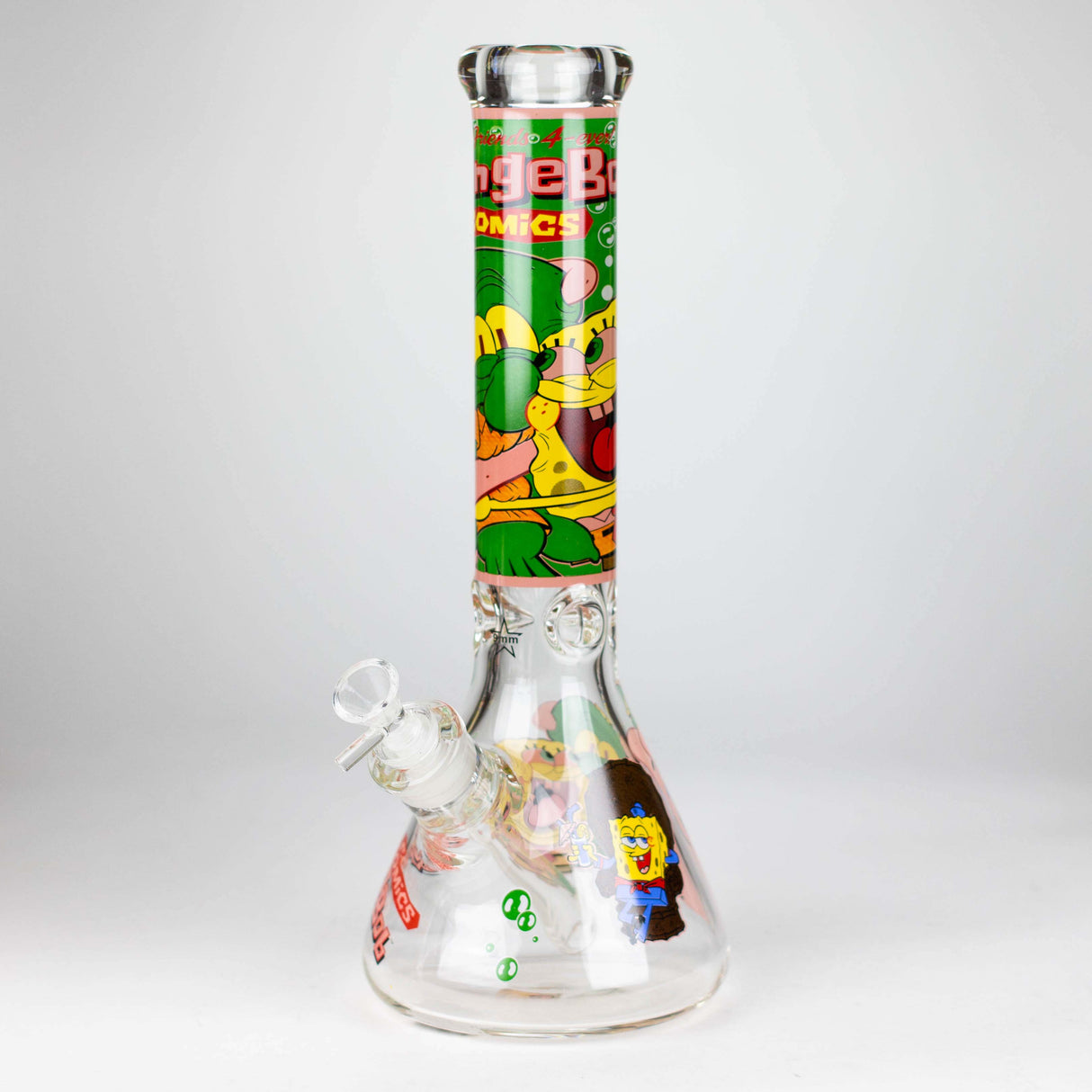 14" Cartoon 9 mm glass bong [PIP837]