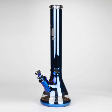 Infyniti | 18" 7 mm Metallic glass water bong [GP2004]