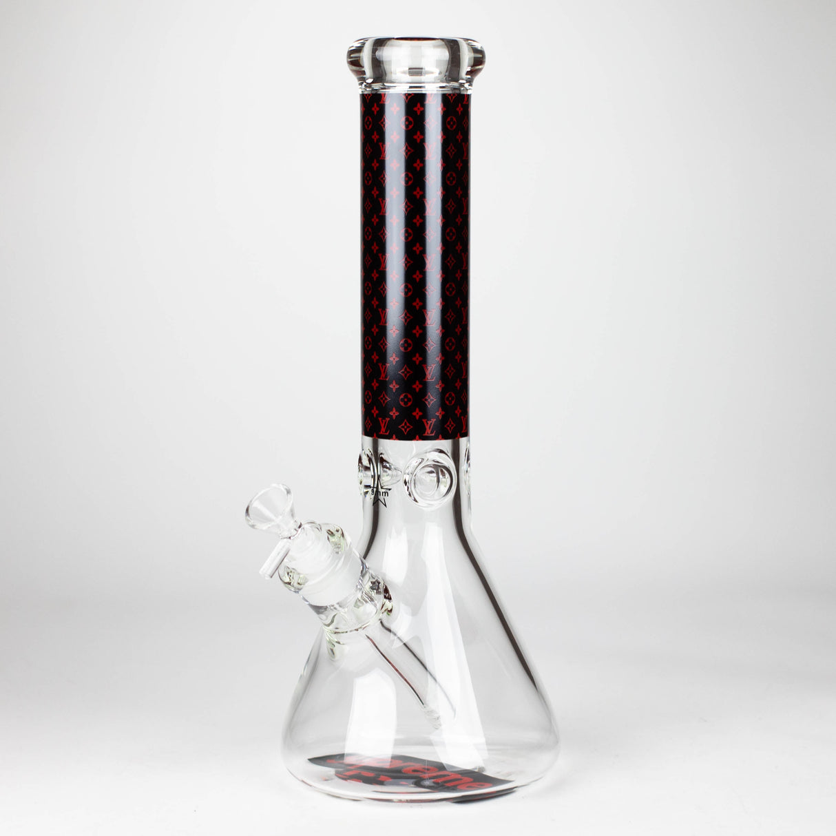 14" Luxury Pattern 9mm glass bong [PIP871] Glass Bong NIBO Distribution Design A
